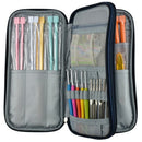 Empty Pouch Storage Bag For Crochet Hook And Knitting Needles Scissors Rule K2O7