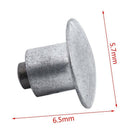 100pcs 6.5mm/0.26inch Wheel Tyre Stud Screws Snow Tire Spikes for Bike Car  T7P2