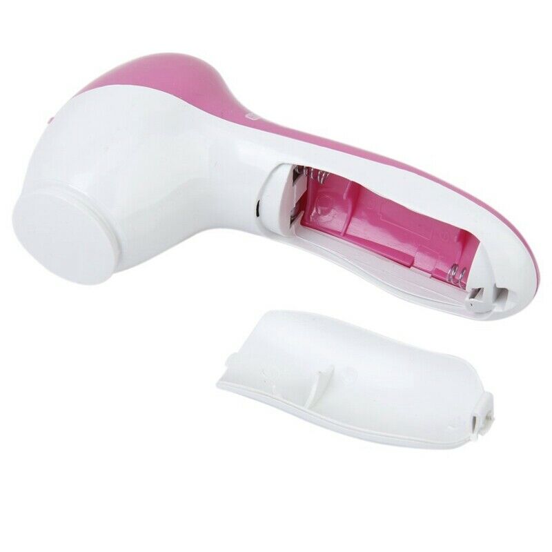 6pcs Pore Blackhead Facial Skin Cleansing Electric Massage Face Care Cleane W1W4