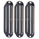Set of 3 Guitar Pickup Cover Dual Rail Protector for ST TL Guitar Part Black