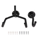 2 Pcs Universal Split Style Guitars Wall Hanger Hook Slatwall Stand with Sponge