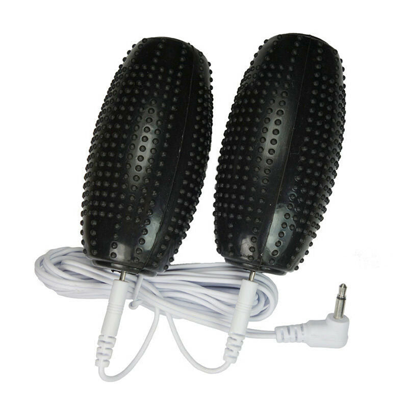 2X Muscle Relax Hand Grenade Electrode For Electrical Tens Acupuncture Massag Gn