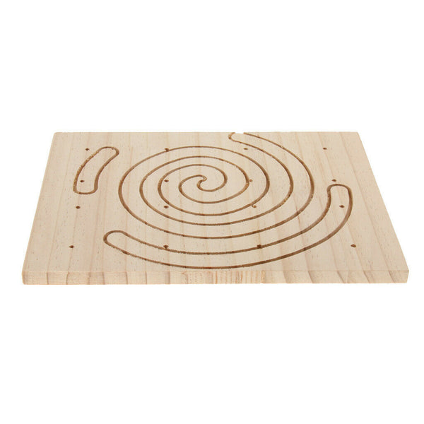 Pet Hamster Rabbit Foot Mat Bed, Birds Parrots Scratch Wooden Board Claws and