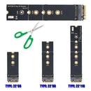 Flexiable PCB PCI-e M.2 NGFF M Key Extender Adapter Converter with Screws A