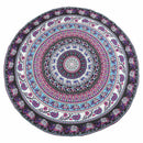 Round Print Bohemian Mandala Tapestry Wall Hanging Picnic Beach Towel Blank E6N2