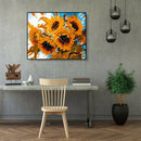 Painting By Numbers Kit DIY Brilliant Sunflower Canvas Oil Art Picture Gift