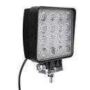 48W Square LED Driving Work Light Spot Lamp Waterproof Off-Road Boat Truck 12V