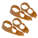 2 Pair 3-Way Electronic Audio Crossover Coaxial Speaker Plastic Gasket