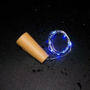 1.5m 15-LED Copper Wire String Light with Bottle Stopper Party Decor Lamp
