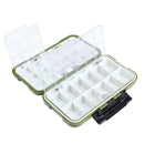 Waterproof Double Sided Fishing Tackle Box Fishing Hook Lure Storage Case