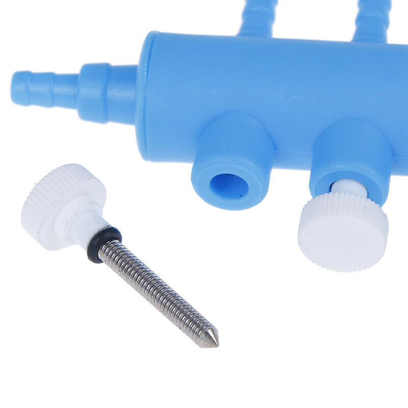 1PC Aquarium Fish Tank 5 Holes Air Pump Plastic Water Tube  Control Va ME