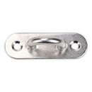 6Pcs 5mm Stainless Steel Eye Plate Pad Eye Plate Metal Staple Ring Hook Hardware