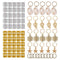 80Pcs Decorations Pendants Dreadlocks Beads Metal Cuffs Hair Rings Clips â„–[