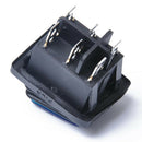 4pcs 6 Pin On/Off/On Rocker Toggle Push Switch Illuminated 250V 125V AC
