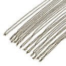 12 Bronze Tone Lobster Clasp Chain Necklace 3.5x2.6mm 18" P1A8
