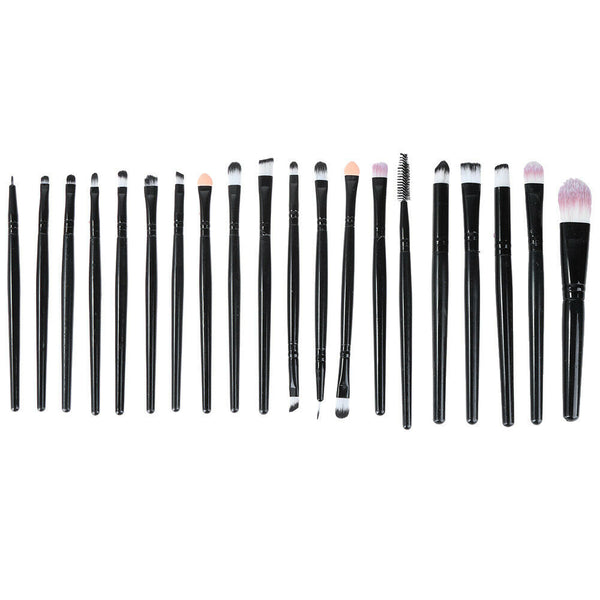 Pro 20 Makeup Brushes Foundation Shadow Eyeliner Brush Kit