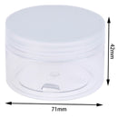 100ml Transparent Plastic Container Box For Clay DIY Accessory Honey Bott_