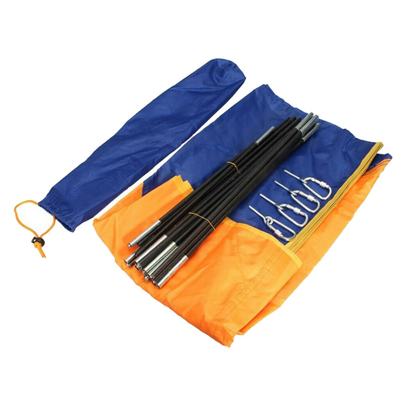 2 Person Waterproof Boat Canopy Awning Sun Shelter for Inflatable Kayak Canoe