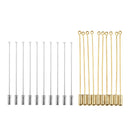 20pcs Collar Lapel Stick Brooch Pin Needle Suit Hat Scarf DIY Crafts Jewelry