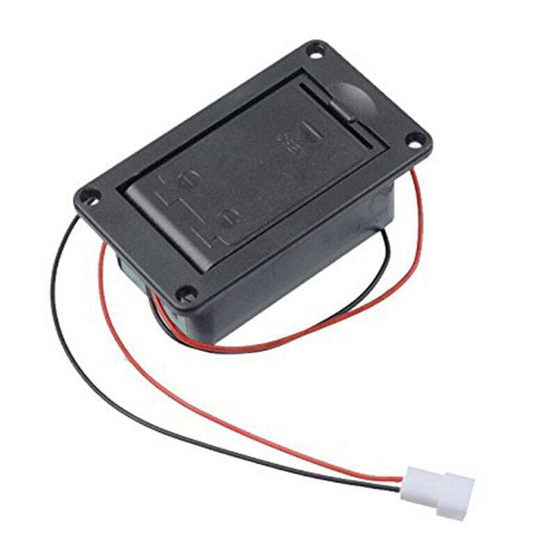 Active Bass Guitar Pickup 9V Battery Boxs/Holder/Case/Compartment Cover Wit