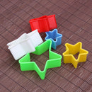 1 set Cookies Cutter Frame Cake Mould DIY Star Tree Round Heart Flower Mold A
