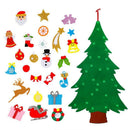 Kids Felt Christmas Tree with Ornaments Xmas Gift DIY Door Wall Hanging Dec
