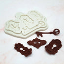 Locks & Key Molds Fondant Cake Silicone Molds Sugarcrafts Chocolate Baking To_