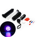 Fishing 12LED Super Bright Light UV Glue Cure Flashlight and Syringe Coating FT