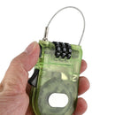 plastic Transparent band Retractable Wire Rope password Lock H3Y8