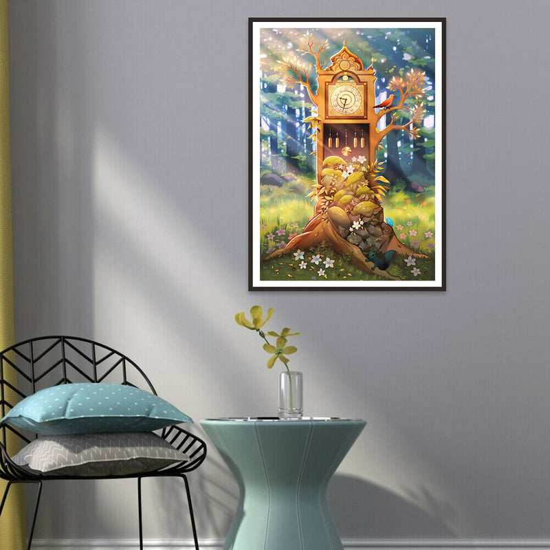 1000 Pieces DIY Tree Clock Puzzle Educational Learning Assembling Toys