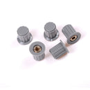 10x Insert Tone Core Brass Control-Knob For 4mm Dia Knurled Potentiometer'Shafts
