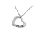 2pcs Sister Necklace Matching "Little Sister Big Sister" Pendant Necklace Set TE