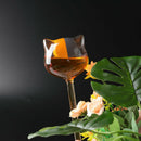 Glass Plant Flower Water Feeder Clear Cat Shaped Glass Plant Flower Holiday Z8O1