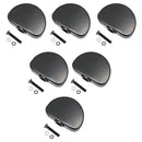 6 Pcs Semicircle Shape Electric Guitar Metal Tuning Pegs Cap Tuners Machine Head