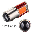 2pcs 1157 BAY15D LED Car Tail Stop Brake Backup Light Turn Signal Bulb Red 12V