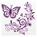 Reflective Personality Butterfly Flower Car Stickers Car Body Car Styling R U1E2