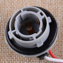 5x 1156 PY21W Wire Harness Extension LED Bulb Signal Tail Light Socket Connector