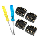 4Pcs 3.5mm Port Headphone Jack Socket + Screwdriver For Microsoft Xbox One S