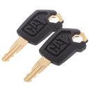 2pcs 5P8500 Heavy Equipment Ignition Loader Dozer Key For Caterpillar