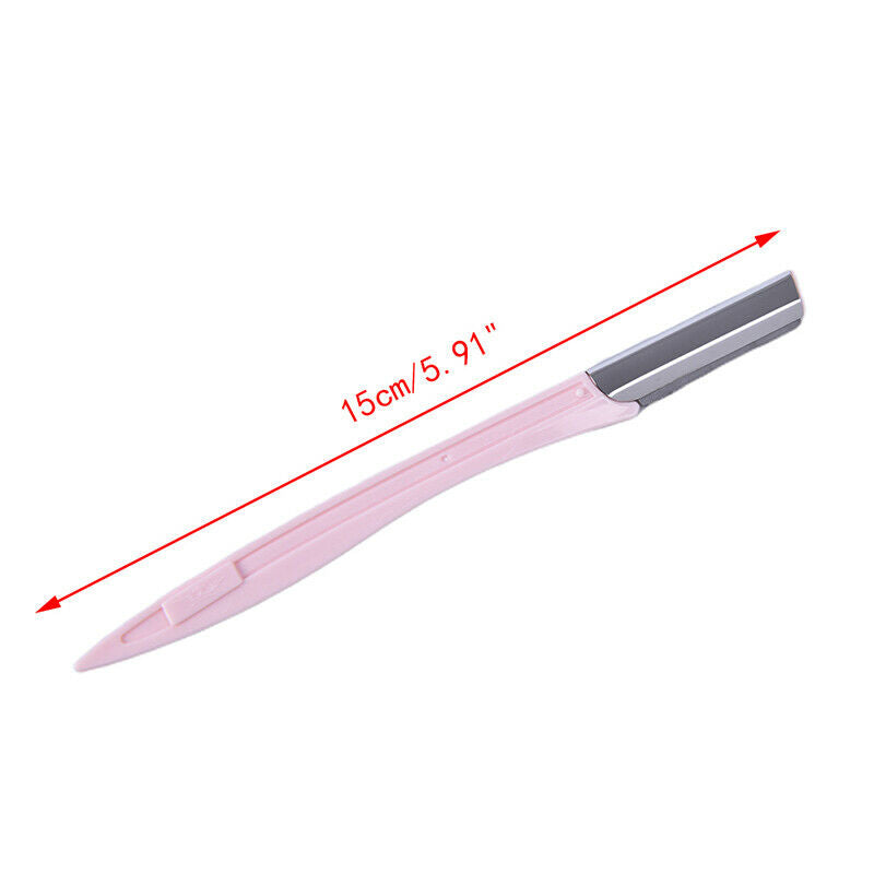 Women Eyebrow Face Razor Trimmer Shaper Shaver Blade Hair Remover ToolTEUSSJC`US