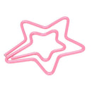 Paperclips 24 pieces in PVC case star