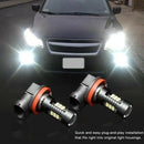 2Pcs Led HB3 9005 Fog Light Bulb 1200lm 6000K White Car Daytime Running Lam X9Z2
