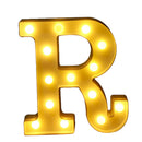 Remote Controlled LED Alphabet R LETTER for Christmas Wedding DIY Decoration