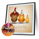 5D DIY Full Drill Diamond Painting Roosters Cross Stitch Embroidery Mosaic A