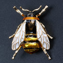 Cute Bee Fly Insect Brooch Clothes Accessories Enamel Brooches Birthday Gif