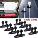 8pcs/Set Car Wire Cord Clip Cable Holder Tie Fixer Organizer Drop Adhesive Clamp