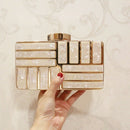 Acrylic Decoration Clutches Women Evening Bags Party Wedding Hand Bag Chain