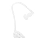 1X(Two Way Radio Earpiece With Mic - Covert Acoustic Tube Transparent Heads