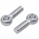 M6 x 20mm 304 Stainless Steel Machinery Shoulder Lifting Eye Bolt 30 Pcs