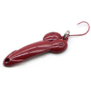 Lushazer 5Pcs Spoon Fishing Lure Zinc alloy Fishing Bait Treble Hook Hard L